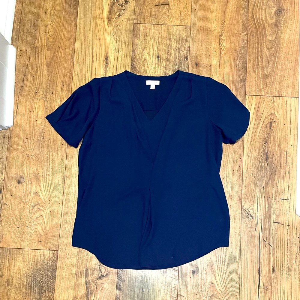 Charming Charlie Navy blouse